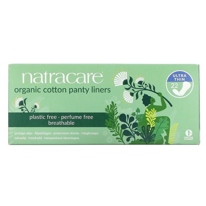 Natracare - Organic Cotton Panty Liners, Ultra Thin, 22 Liners Home Express