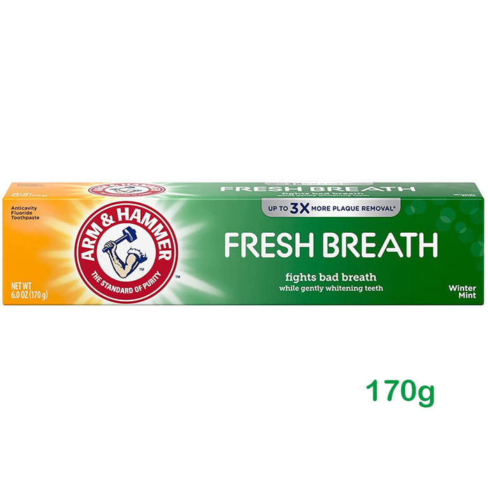 Arm & Hammer Toothpaste Fresh Breath Winter Mint 170g EXP: 08/25