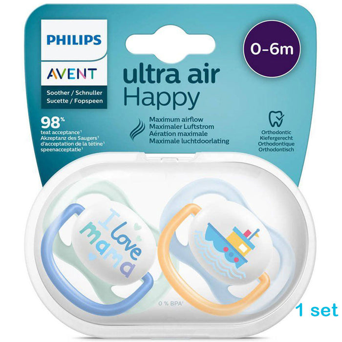 AVENT Ultra Air Pacifier 0-6 months SCF080/01