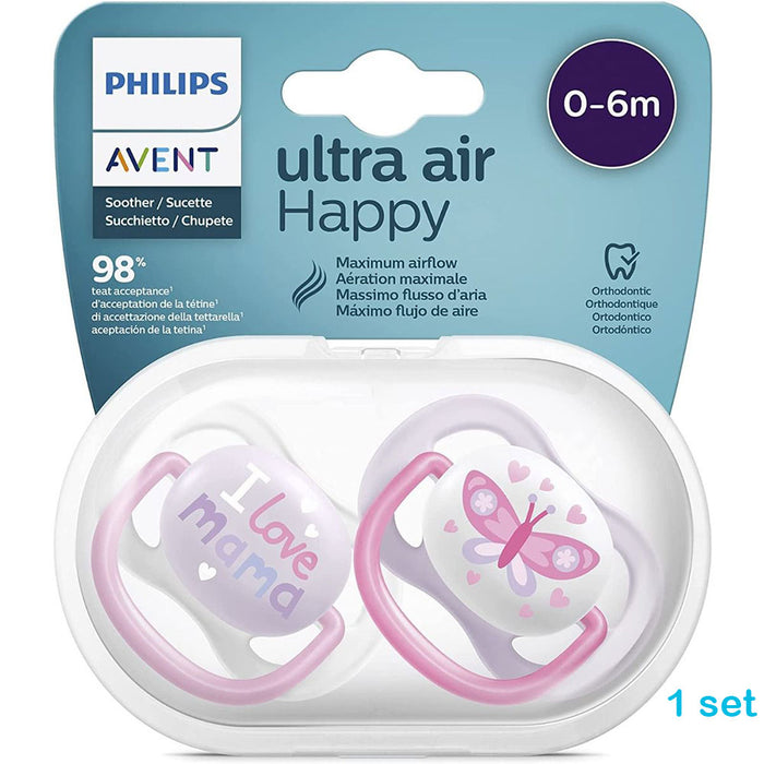AVENT Ultra Air Pacifier 0-6 months SCF080/02