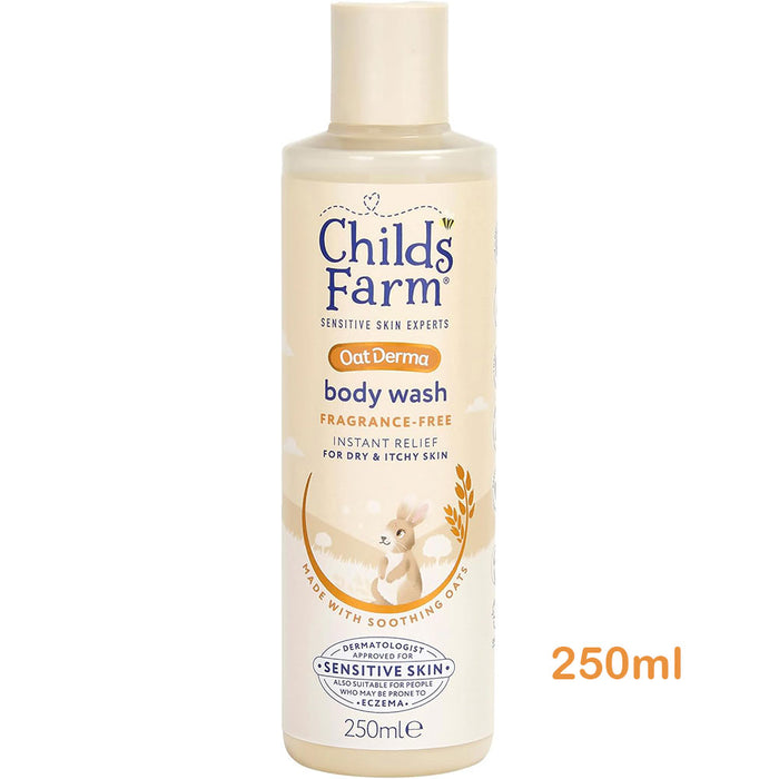 Childs Farm 燕麥嬰兒沐浴露無香料 250ml - 平行進口