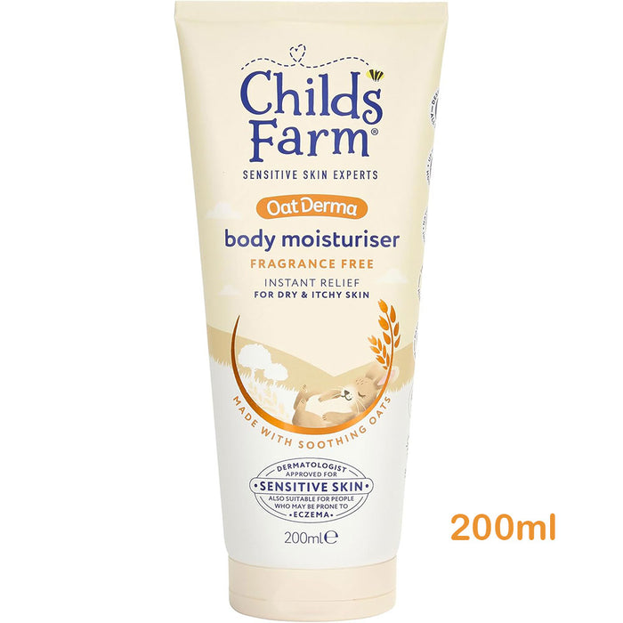Childs Farm 燕麥嬰兒 婴儿保湿霜 无香型 200ml
