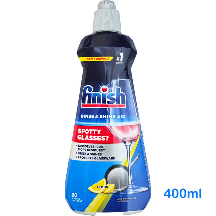 Finish Dishwasher Rinse Aids Lemon 400ml