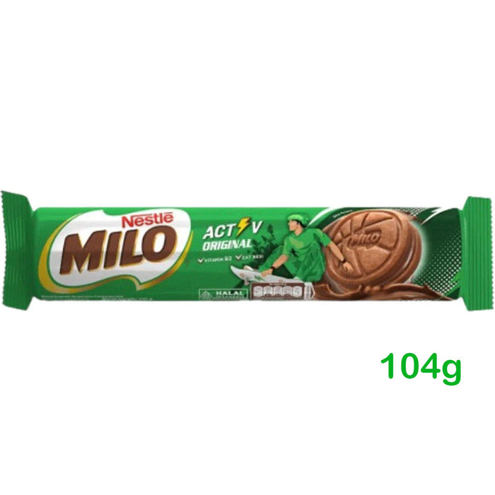Milo ACTIV (Original) Chocolate Sandwich Cookies 104g (parallel import) EXP:16/02/27