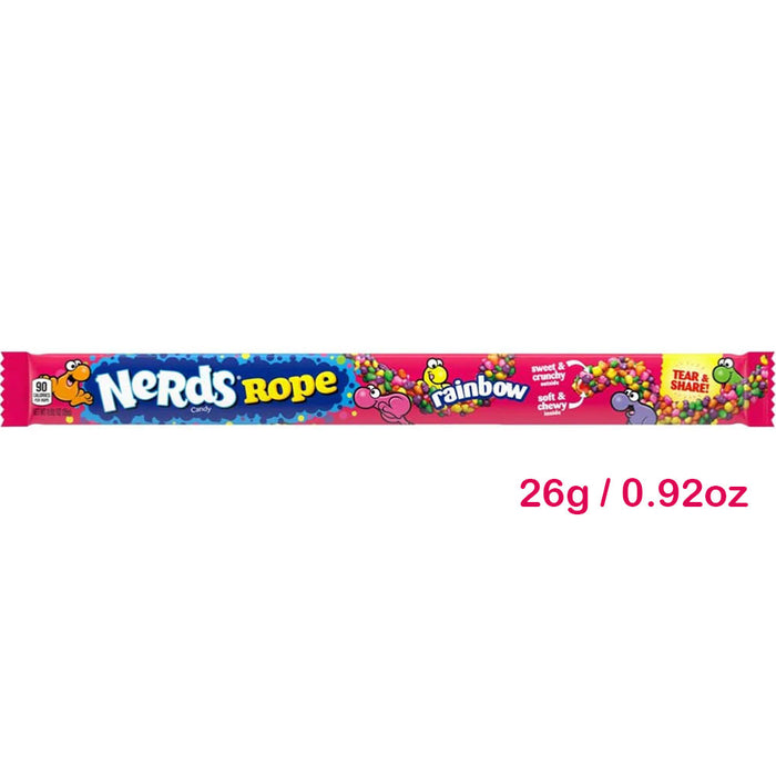 Nerds Rope Candy Rainbow 26g / 0.92oz EXP 08/24