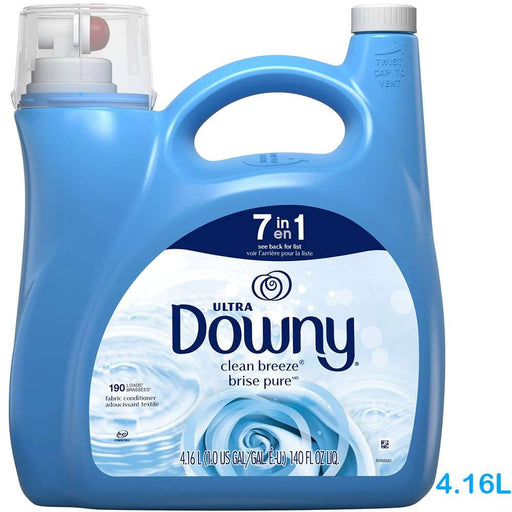 Downy - 7 in 1 Clean Breeze Liquid Fabric Softener & Conditioner 4.16L