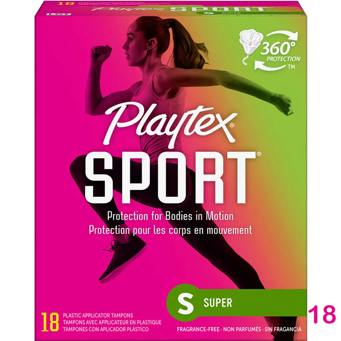 PLAYTEX - Sport Tampons Super 18's