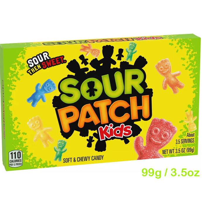 Sour Patch Kids Soft & Chewy Candy Mixed Fruits 99g / 3.5oz EXP 29/4/24