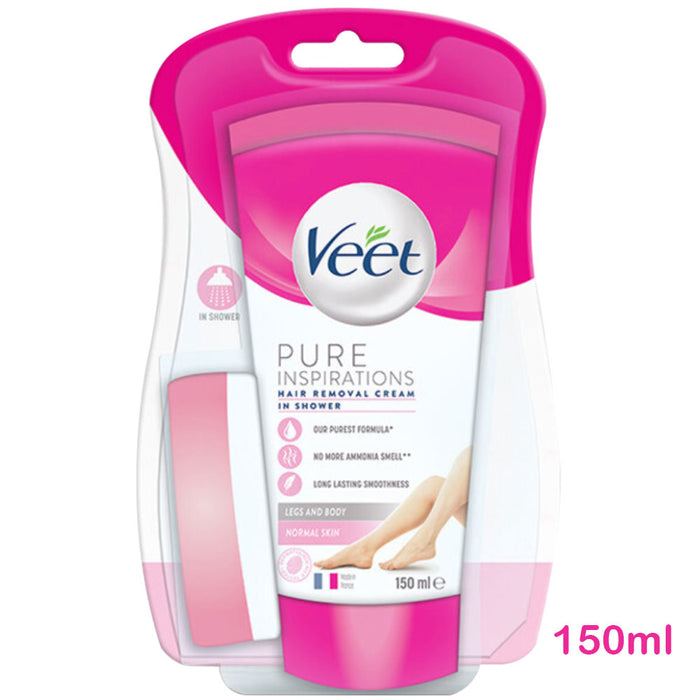 Veet In Shower Hair Removal Cream Normal Skin 150ml EXP: 06/24