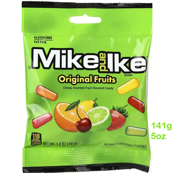 Mike & Ike Original Fruits Assorted Candy 141g / 5oz EXP: 12/24