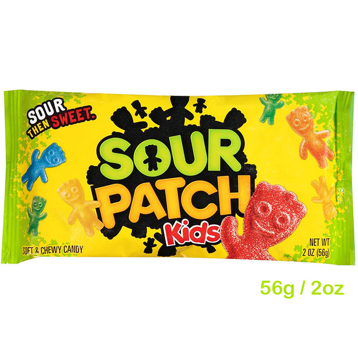 Sour Patch Kids Soft & Chewy Candy Mixed Fruits 56g / 2oz EXP 16/06/24