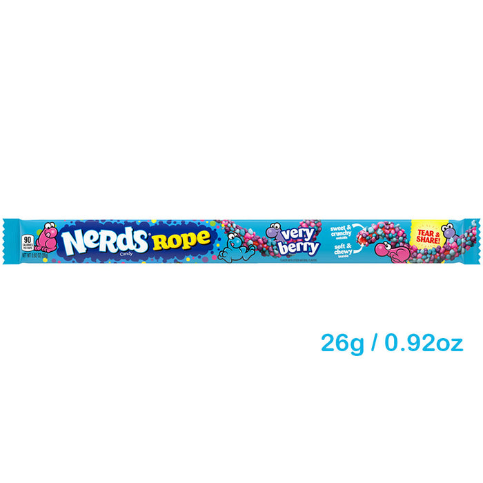 Nerds Rope Candy Very Berry 26g / 0.92oz EXP 07/24