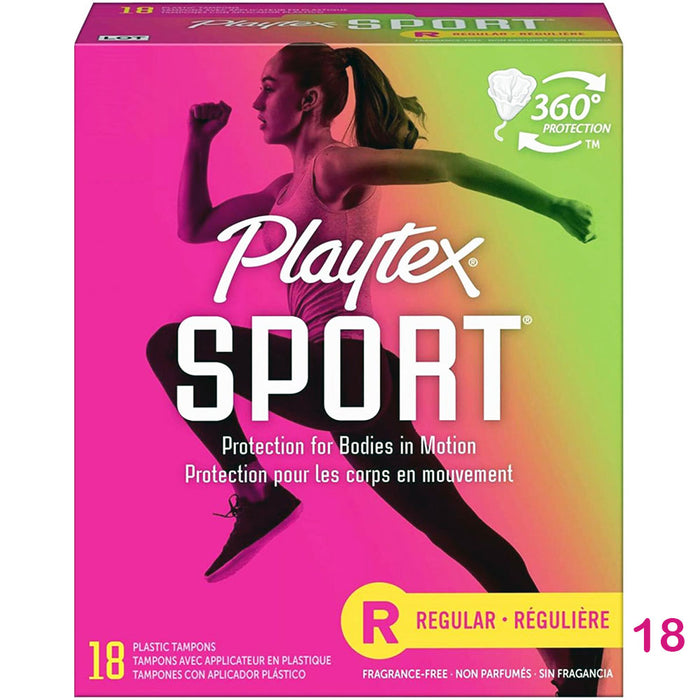 PLAYTEX - Sport Tampons Regular 18's