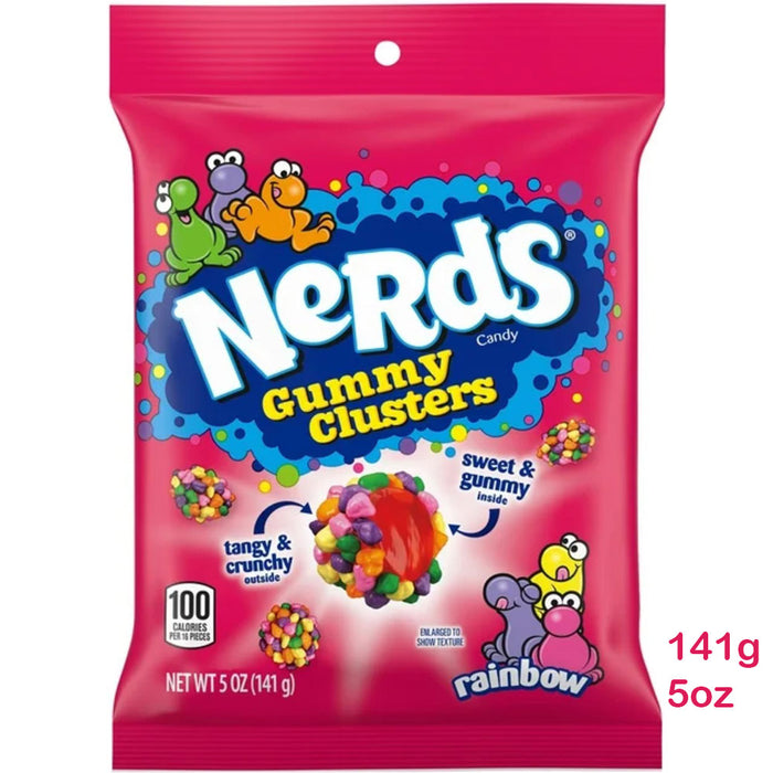 Nerds Gummy Clusters 美國經典脆脆彩虹水果軟糖 141g / 5oz 到期日 07/24