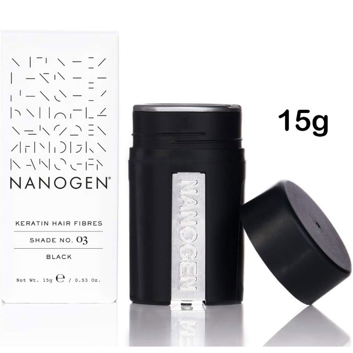 NANOGEN- 頭髮納米纖維 黑色 15g