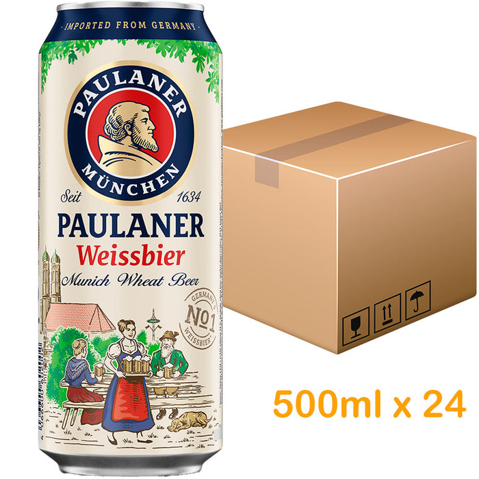 Paulaner 德國啤酒 (巨罐裝)-原箱 24x500毫升  到期日: 2025年05月28日