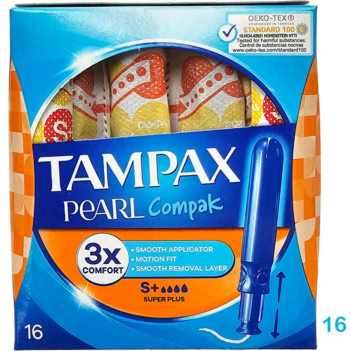 Tampons Compak Pearl Super Plus 16's