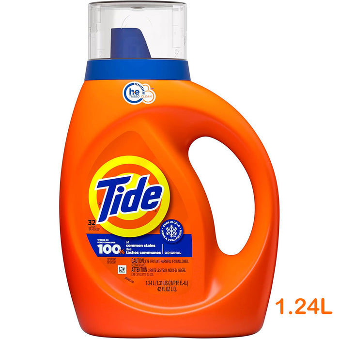 Tide - Laundry Liquid Detergent Original 1.24L