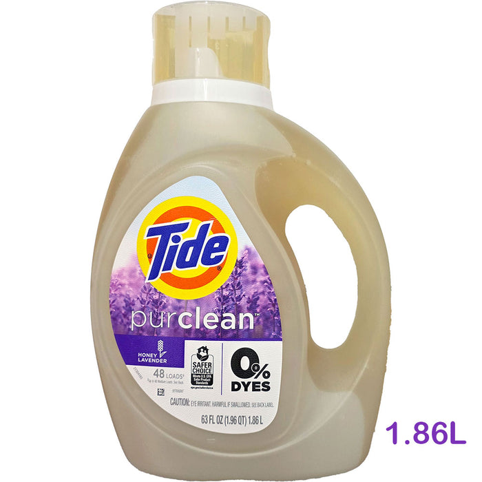 Tide -  Laundry Detergent Honey Lavender 1.86L