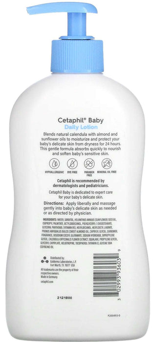 Cetaphil -Cetaphil Baby Daily Lotion with Natural Calendula 399ml - HOME EXPRESS