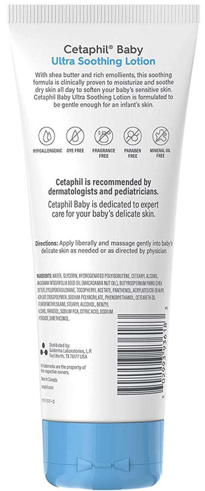Cetaphil - Ultra Soothing Baby Lotion with Shea Butter 226g - HOME EXPRESS