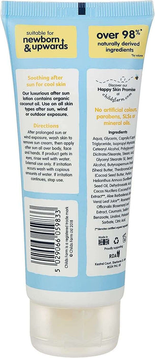 Childs Farm Baby After Sun Lotion Organic Coconut Aloe Vera