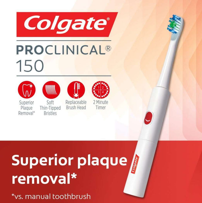 Colgate - ProClinical B150 White Sonic Electric Toothbrush - HOME EXPRESS
