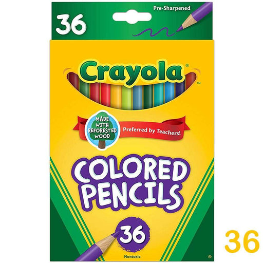 Crayola 36 Ct. Long Colored Pencils - HOME EXPRESS