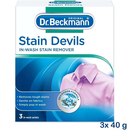 Dr. Beckmann - Stain Devils In-wash Stain Remover 3 x 40g - HOME EXPRESS