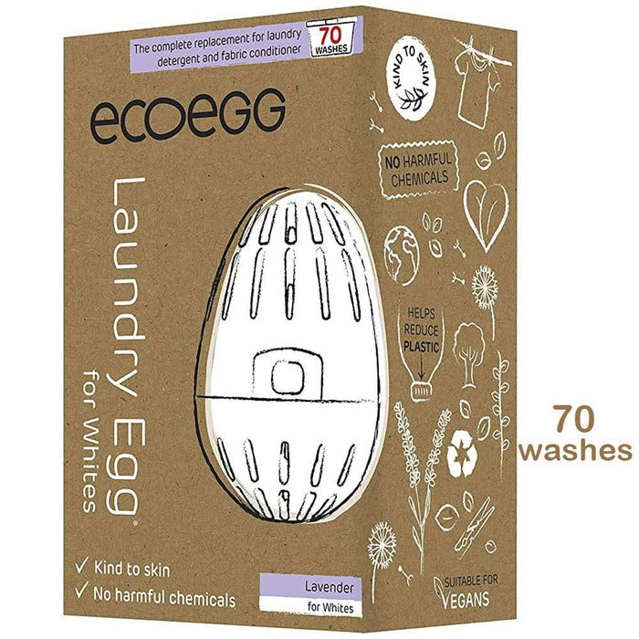 ECOEGG - Laundry Egg for Whites, Lavender, 70 washes - HOME EXPRESS
