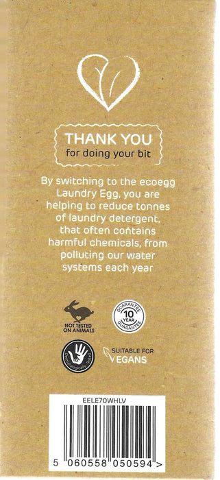 ECOEGG - Laundry Egg for Whites, Lavender, 70 washes - HOME EXPRESS