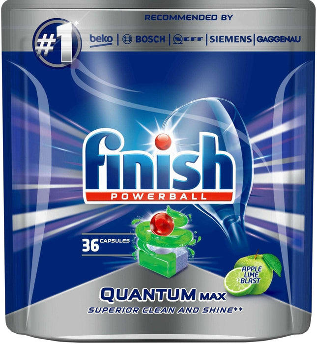 Finish Quantum Powerball Apple Lime Blast Tabs 36s - HOME EXPRESS