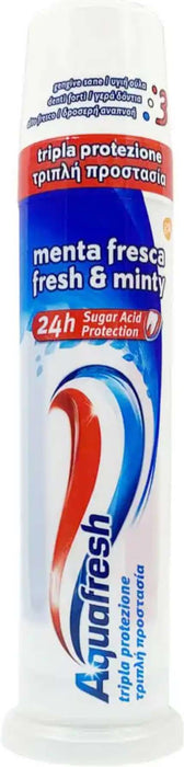 Aqua Fresh - Fresh & Minty Whitening Toothpaste With Pump 100ml