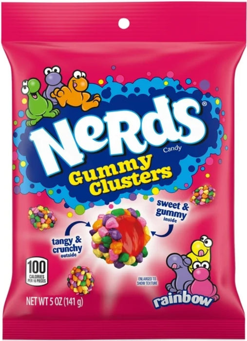 Nerds Gummy Clusters Fruit Flavored Candy 141g / 5oz EXP: 07/24