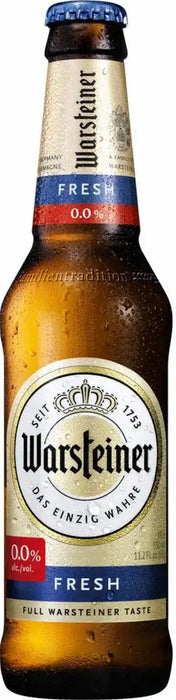 Warsteiner Beer 0% Alcohol Germany [FULL CASE] 24x330ml  EXP: 09/07/25