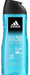 Adidas - Men Body Hair & Face Shower Gel, Ice Dive 400ml