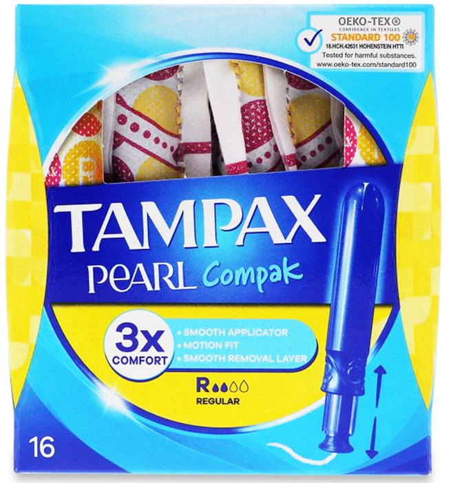Tampax - Pearl Compak 衛生棉條 普通型  16 支