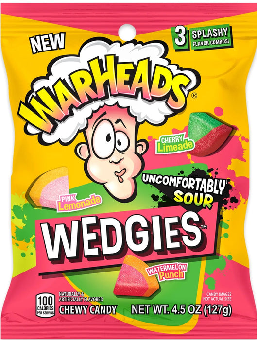 Warheads 西瓜形咀嚼糖 127g / 4.5oz 到期日 11/24