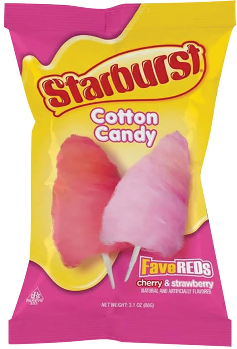 Starburst Cotton Candy Favereds 88g / 3.1oz EXP:01/09/24