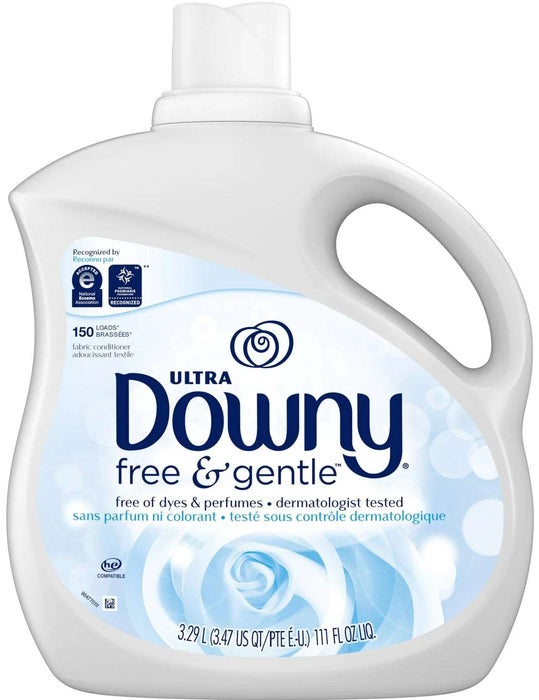 Downy - Free & Gentle Liquid Fabric Softener & Conditioner 3.29L