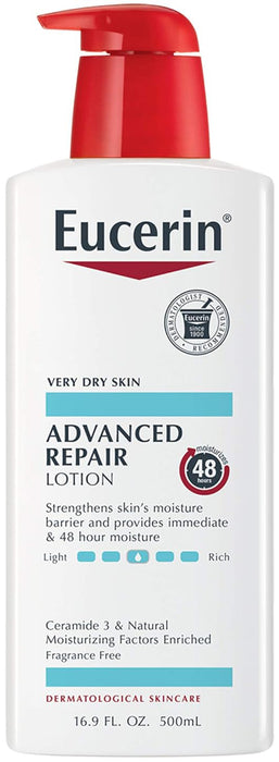 EUCERIN - Advanced Repair Lotion For Very Dry Skin Fragrance Free 500ml