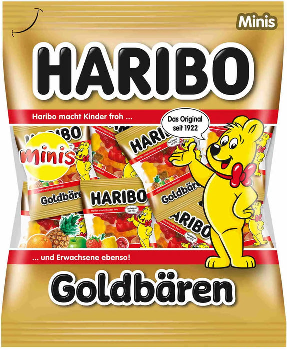 德國Haribo 迷你經典果汁熊仔軟糖 大包裝 250g (軟糖獨立包裝) 到期日 10/24