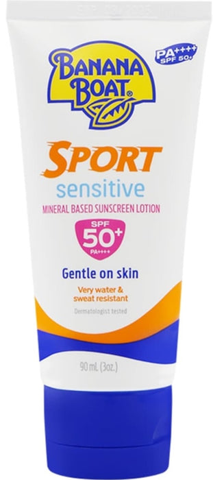 Banana Boat - Sport Sensitive Sunscreen Lotion SPF50 90ml