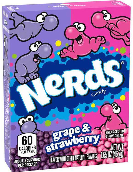 Nerds Strawberry & Grape Candy Box 46g / 1.65oz EXP 10/25