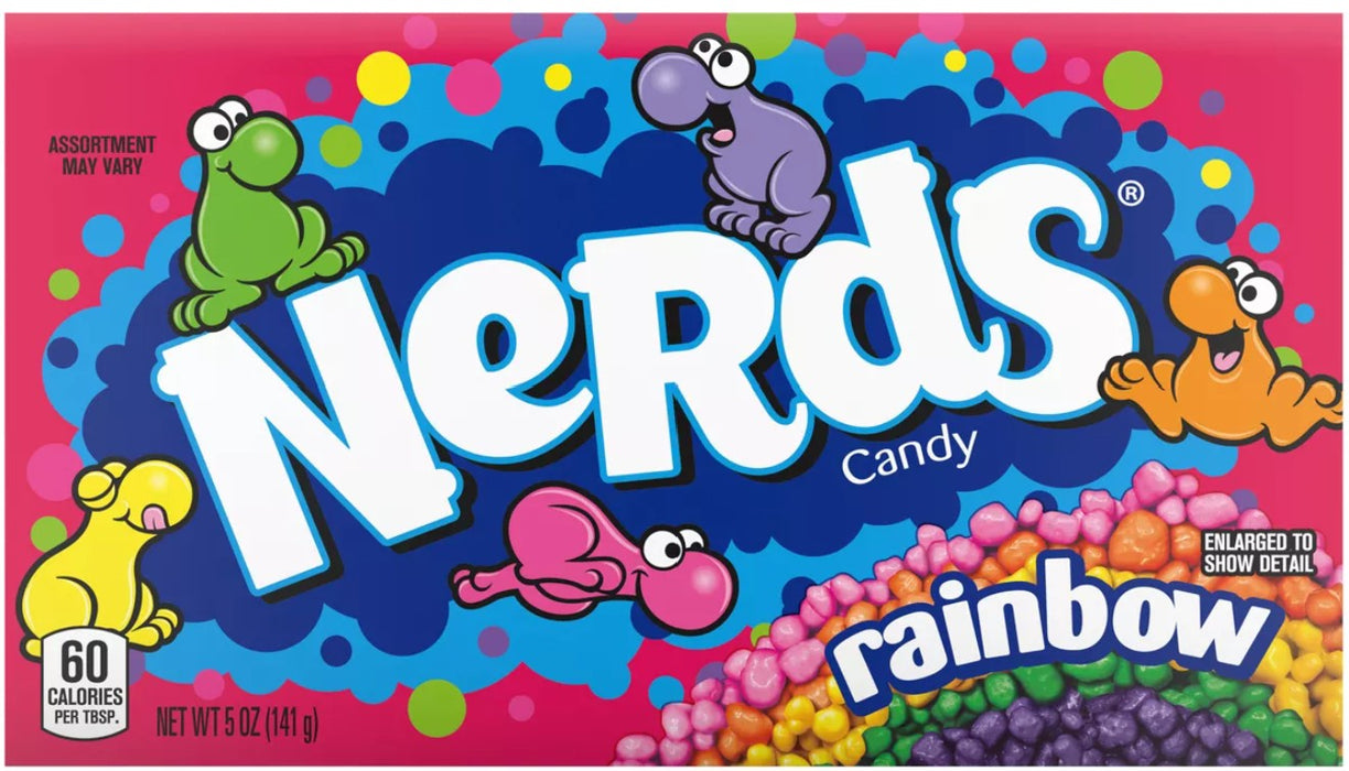 Nerds Rainbow Candy Box 141g / 5oz EXP 10/25