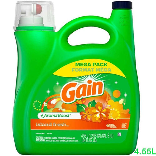 Gain - Aroma Boost Island Fresh Liquid Laundry Detergent 4.55L - HOME EXPRESS