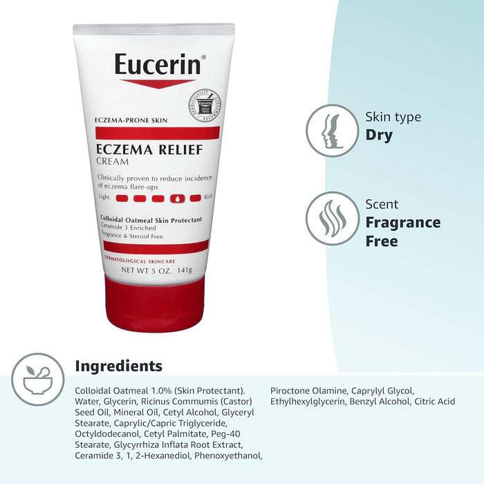 Eucerin - 濕疹舒緩身體潤膚乳液 141克 臨床實證有效配方 到期日 05/24