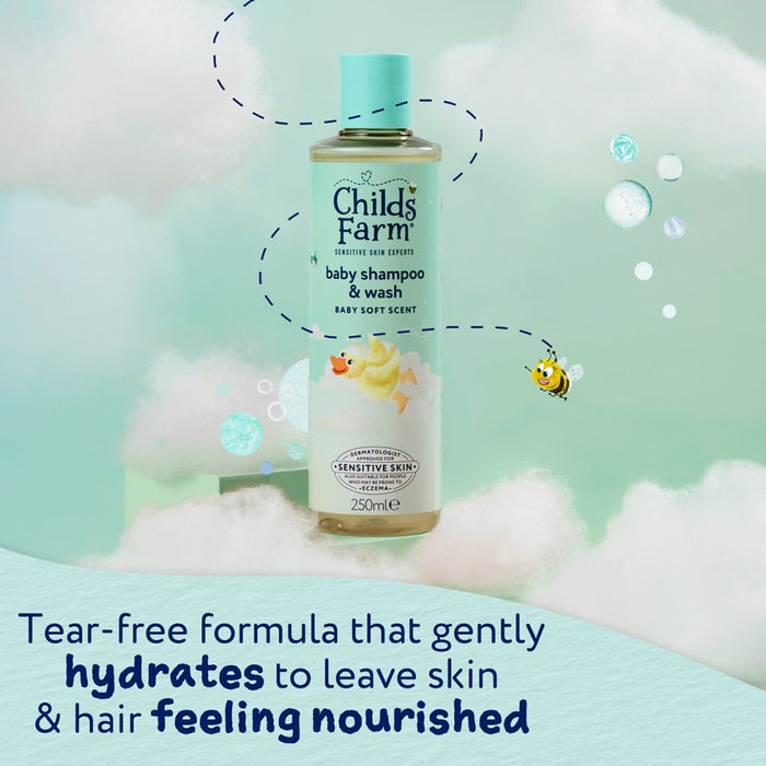 Childs Farm 嬰兒洗頭水及沐浴露 250ml - 平行進口