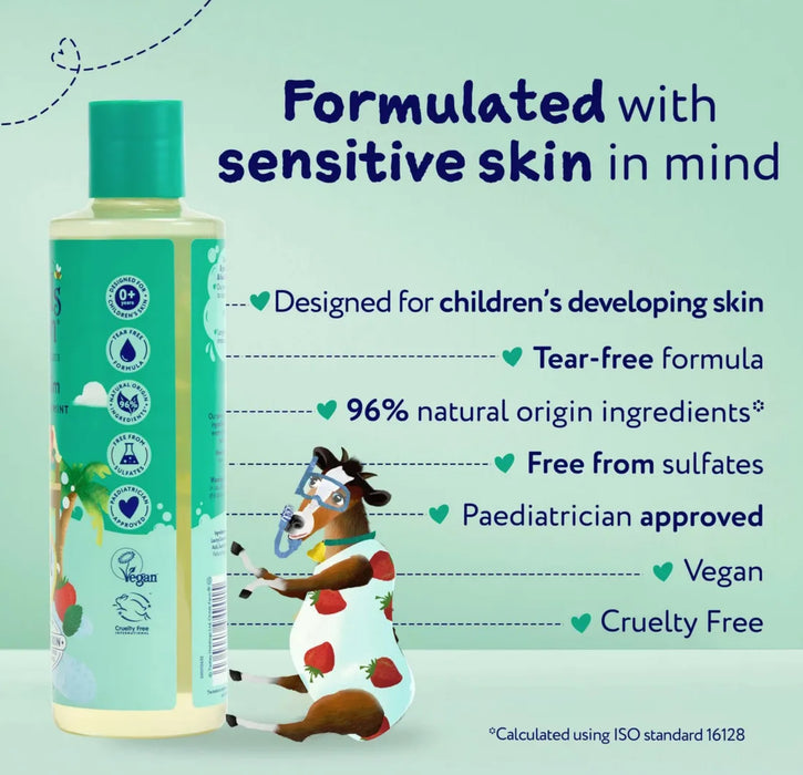 Childs Farm 兒童3合一(Swim)洗髮護髮沐浴露 士多啤梨和薄荷味 250ml - 平行進口