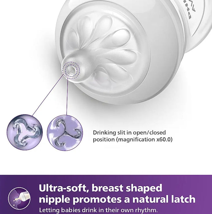AVENT Natural Response Baby Bottle 3m+  330ml SCY906/01